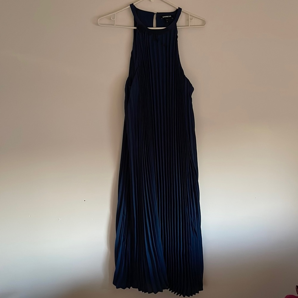 Pleated Long Dress
